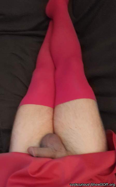 Red really makes your legs look so hot and sexy.  