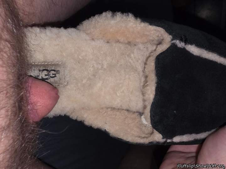 My tiny dick is smaller than the label of this slipper