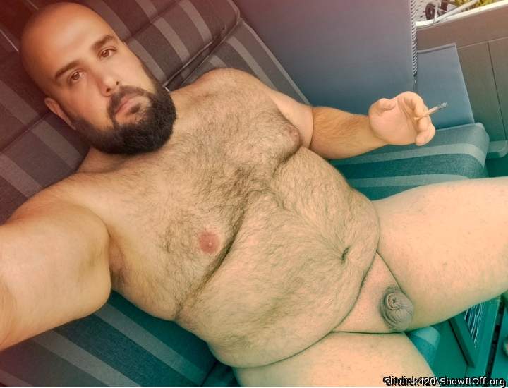 Grown man with sissy genitals