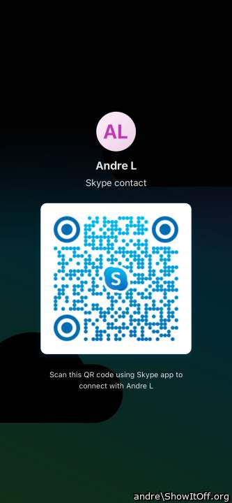 Skype QR code to scan!