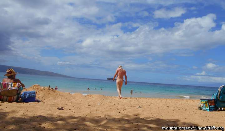 At the nude beach