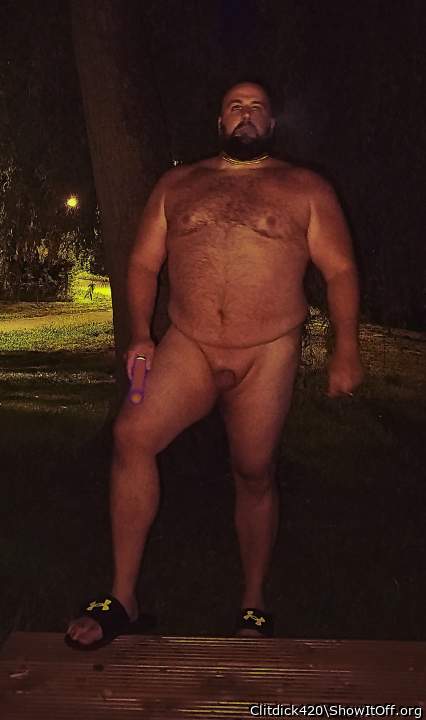 Exposing my clitdick at the park