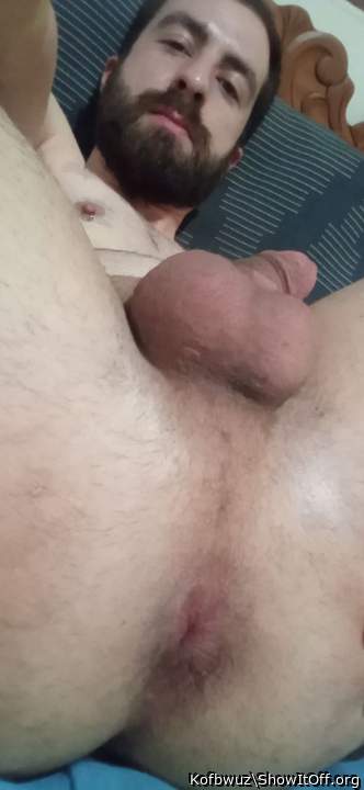 Hot balls and asshole close-up    