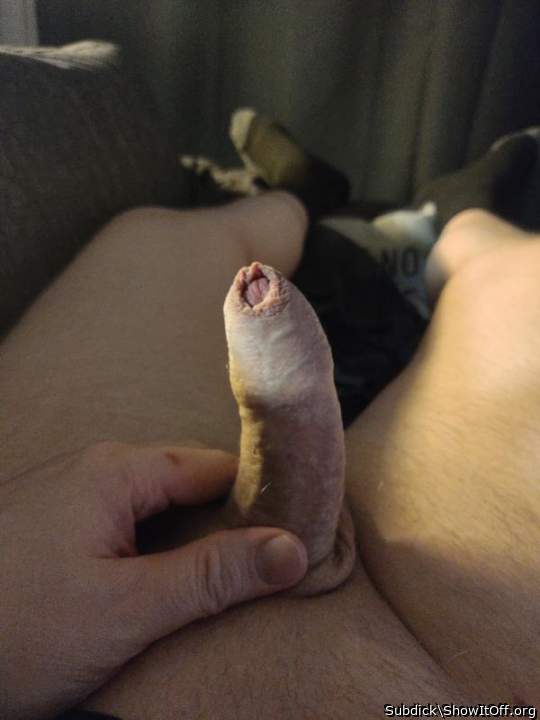 I like your uncut cock