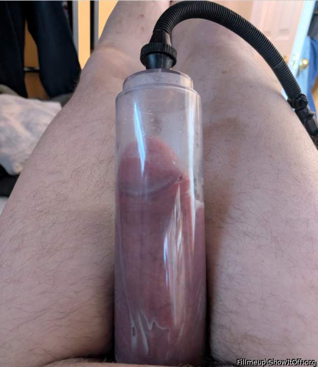 Pumping up on the verge of cumming