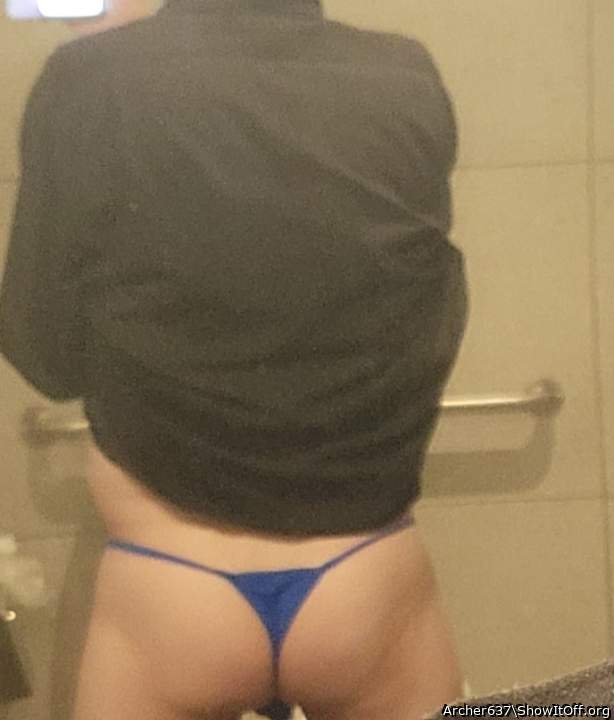 Sexy blue thong