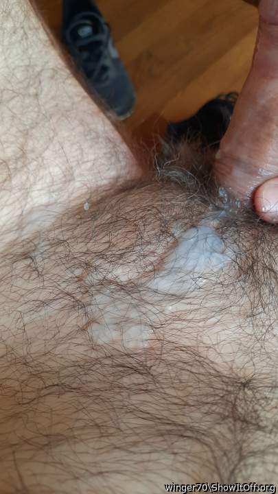 sperme + poils  