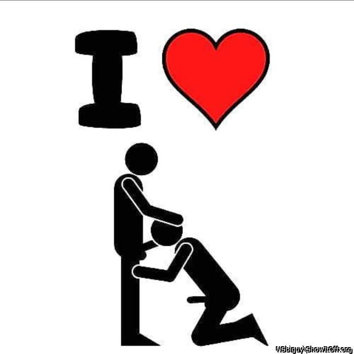 I love being on my knees also.   