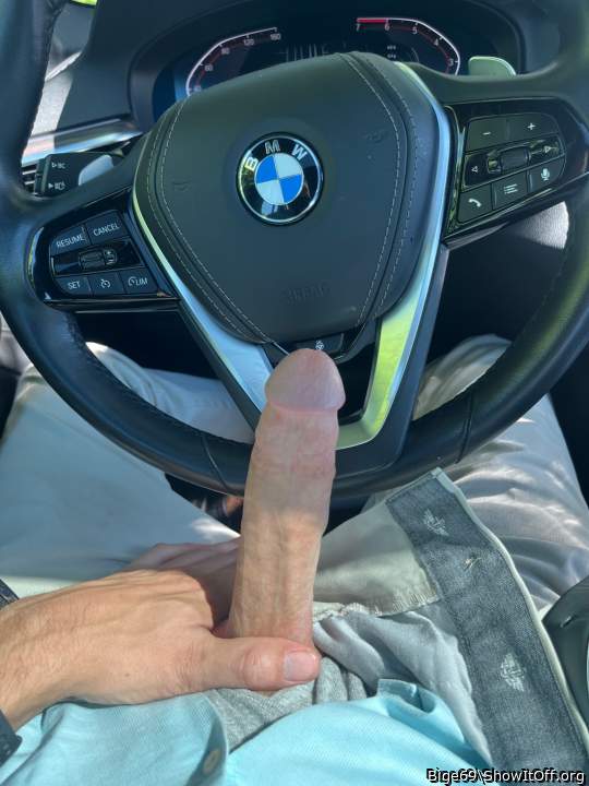 Fuck I love jerking off in the car.  I'd absolutely love to 