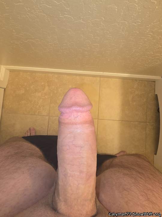 Semi hard cock