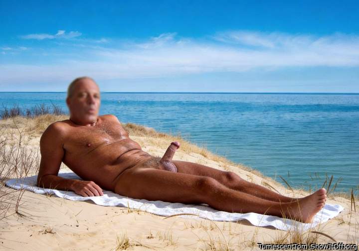 Aroused at the beach.