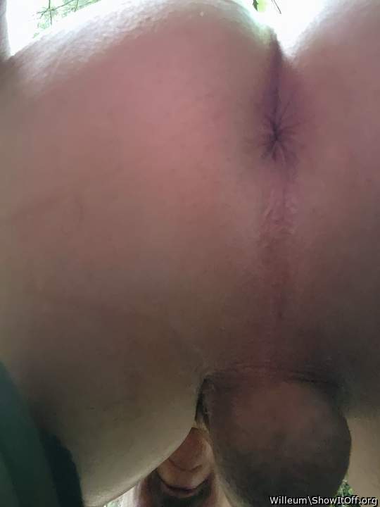 Perfect ass, taint, and ballsack for me to make out with... 
