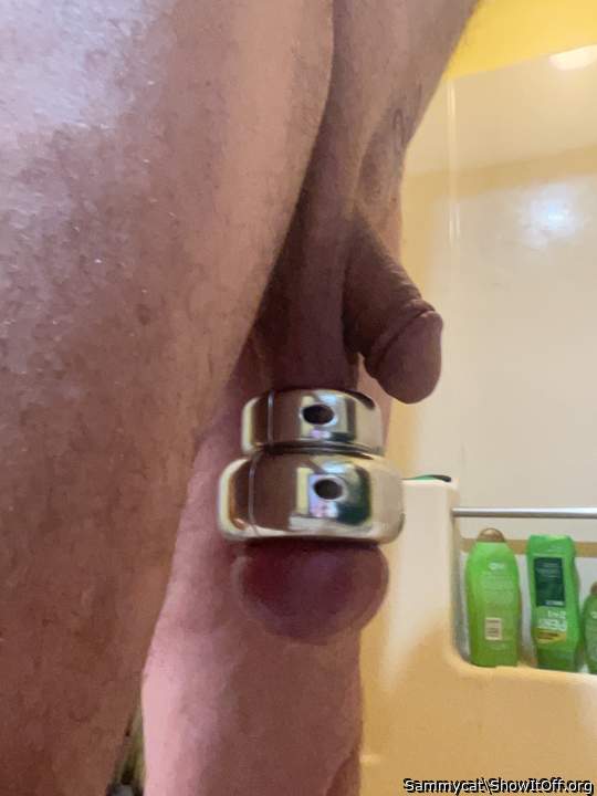 Ready for my morning shower!