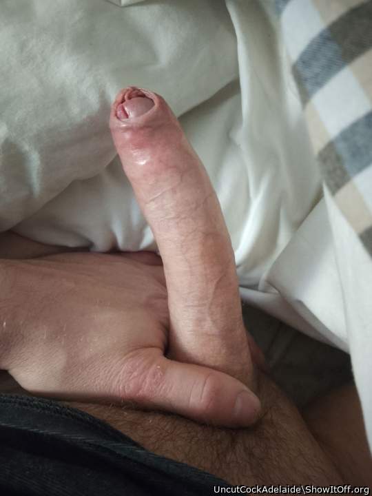 Wow!  That's a beautiful cock...!   