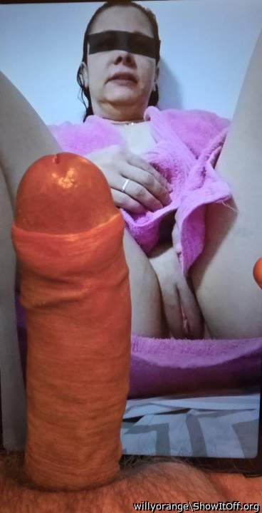 Sexy Angie74 wanted to show my hard cock on her hot picture