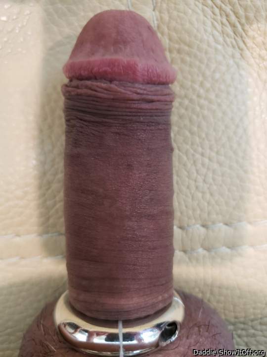 Wearing Cock Ring at the Base