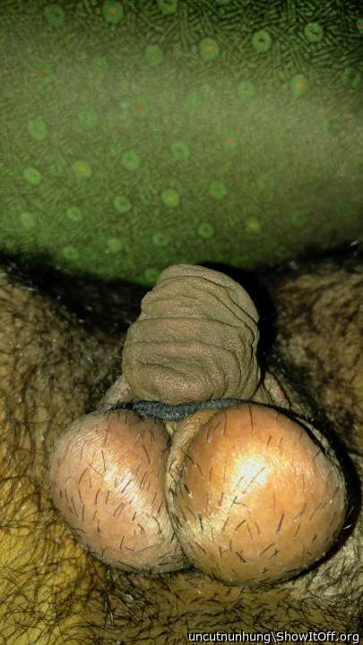 Testicles Photo from uncutnunhung