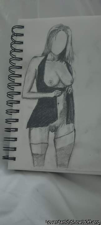 I'm real good at drawing the female form.