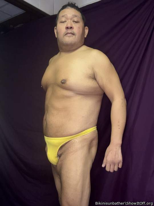 Yellow thong