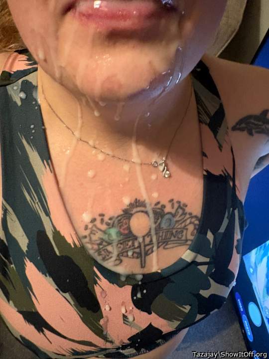 Nice cummie mess