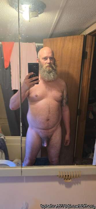 You looking fantastic Naked in front of your mirror