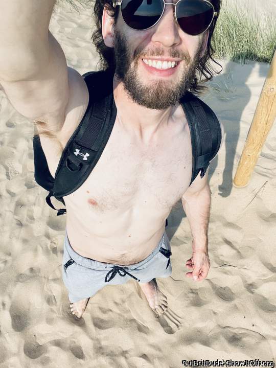 Hot day at the beach - wish I was naked