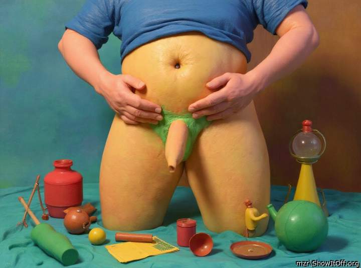 Nice foreskin penis - Art Style