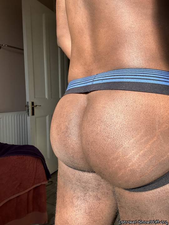 Spectacular hot jock-strapped arse    