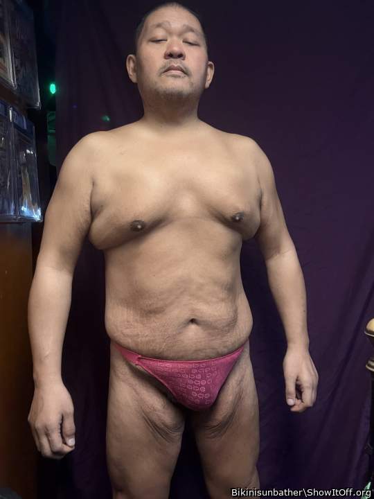 Pink Bebe Lace thong