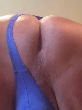 HOT ASS, love the strap pulled to one side!    