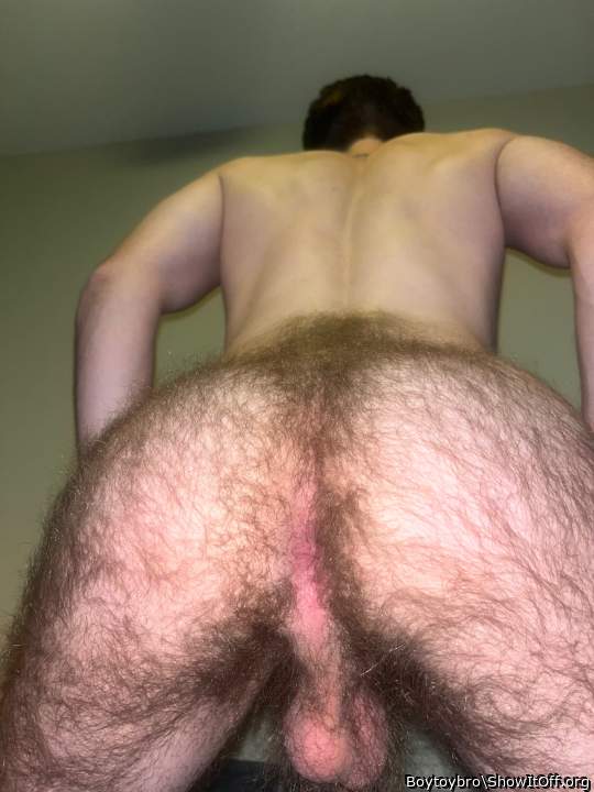 Beautiful hairy ass