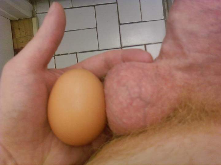 My balls bloat up to the size of extra large chicken eggs