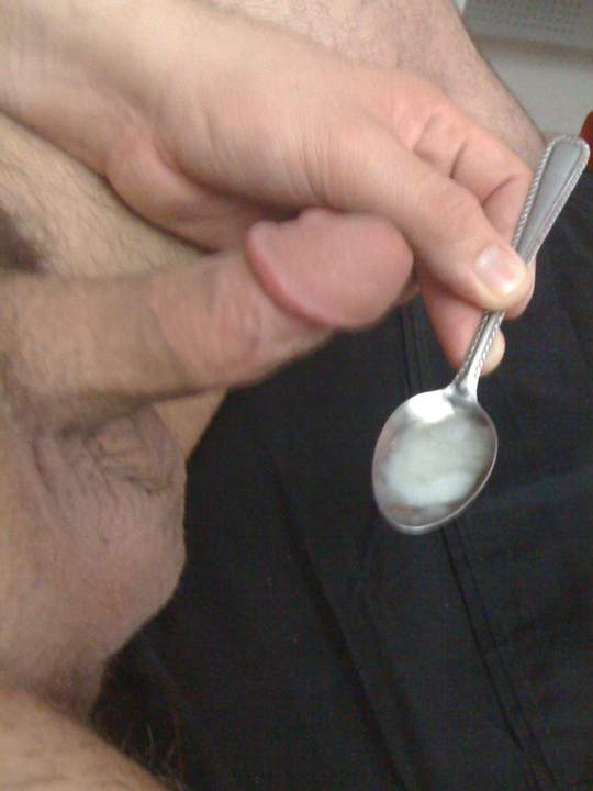 cum on a spoon...