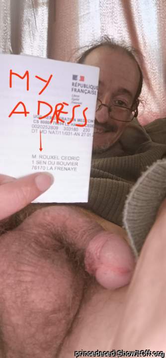 my adress
